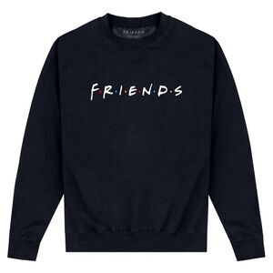 Friends Unisex Adult Logo Sweatshirt / Black